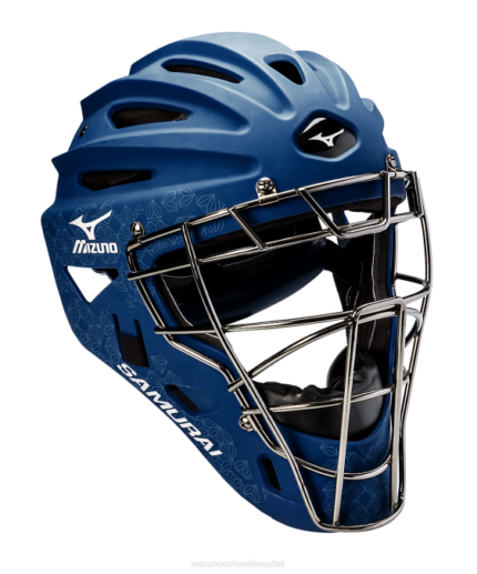 Mizuno casco de receptor de softbol de lanzamiento rápido samurai-g4 mujer accesorios azul marino (5151) 668F1860