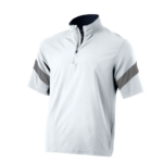 Mizuno chaqueta de bateo de manga corta juventud vestir sombra blanca (009i) 668F1471