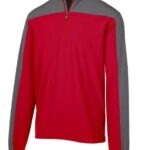 Mizuno chaqueta de bateo de manga larga comp juventud vestir sombra roja (109i) 668F1530
