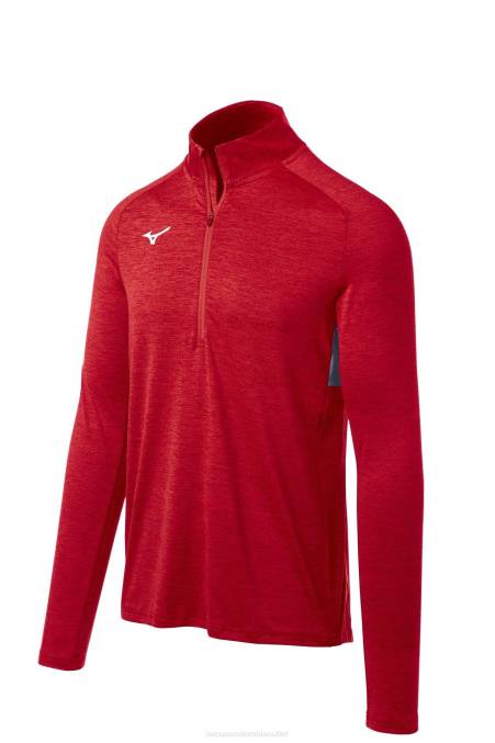 mizuno_cremallera_alfa_1_2_hombres_vestir_rojo_1010_668f1326.jpg Mizuno cremallera alfa 1/2 hombres vestir rojo (1010) 668F1326 - Image 1