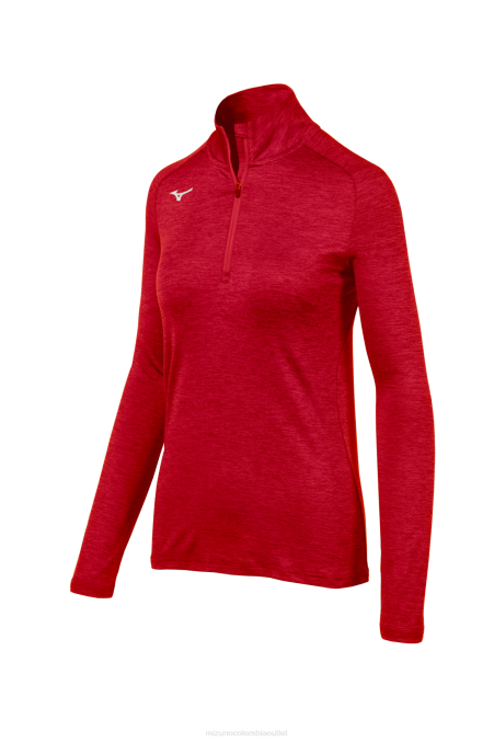 mizuno_cremallera_alfa_1_2_mujer_vestir_rojo_1010_668f2057.png Mizuno cremallera alfa 1/2 mujer vestir rojo (1010) 668F2057 - Image 1