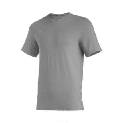 Mizuno equipo de manga corta comp diamond juventud vestir gris(9191) 668F1544
