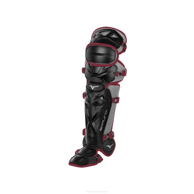 mizuno_espinilleras_samurai_baseball_15_5_unisexo_accesorios_negro_granate9068_668f928.jpg Mizuno espinilleras samurai baseball 15.5" unisexo accesorios negro-granate(9068) 668F928 - Image 1