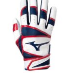 Mizuno guante de bateo de beisbol b-303 unisexo accesorios azul marino-rojo(5110) 668F623