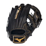 Mizuno guante de béisbol mvp prime infield 11.5" unisexo accesorios negro-almendra(r902) 668F565