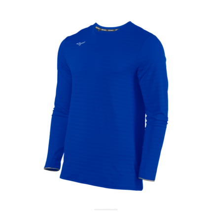 Mizuno manga larga ecológica atlética hombres vestir real (5252) 668F1446
