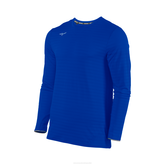 mizuno_manga_larga_ecologica_atletica_hombres_vestir_real_5252_668f1446.png Mizuno manga larga ecológica atlética hombres vestir real (5252) 668F1446 - Image 1