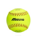 Mizuno ms380 sóftbol de 12 pulgadas (docena) unisexo accesorios amarillo óptico(3535) 668F1692