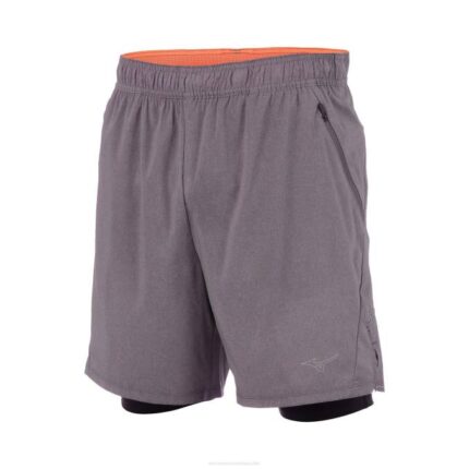 Mizuno pantalón corto alpha eco 7" 2-n-1 hombres vestir imán-negro(9e90) 668F313