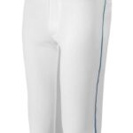 Mizuno pantalón corto de béisbol con ribete premier juventud vestir blanco-marino(0051) 668F1214