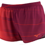 Mizuno Pantalón corto de running ecológico imprimible de 2,5" mujer vestir capuchina(1e1e) 668F358