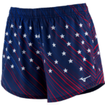 Mizuno pantalón corto imprimible eco 5" mujer vestir Azul medieval (meme) 668F329