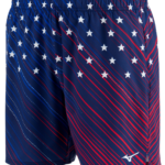 Mizuno pantalón corto imprimible eco 7" hombres vestir Azul medieval (meme) 668F323