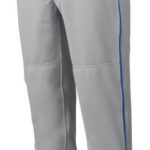 Mizuno pantalón de béisbol con ribete premier juventud vestir gris-real 668F1207