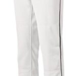 Mizuno pantalón de béisbol con ribete premier pro g2 hombres vestir blanco-negro(0090) 668F1158