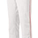 Mizuno pantalón de béisbol con ribete premier pro g2 juventud vestir blanco-rojo(0010) 668F1193