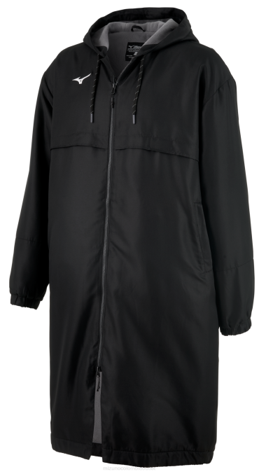 mizuno_parka_del_equipo_unisexo_vestir_negro_9090_668f2670.png Mizuno parka del equipo unisexo vestir negro (9090) 668F2670 - Image 1
