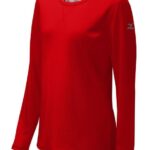 Mizuno parte superior híbrida de núcleo dual unisexo vestir rojo-blanco (1000) 668F2569