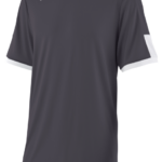 Mizuno playera de beisbol con cuello en v aerolite juventud vestir carbón-blanco(9200) 668F1262