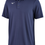 Mizuno polo acelerado hombres vestir azul marino (5151) 668F1356