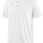 Mizuno polo acelerado hombres vestir blanco (0000) 668F1353