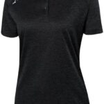 Mizuno polo de voleibol mujer vestir negro (9090) 668F2457