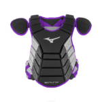 Mizuno protector de pecho de béisbol samurai 14" juventud accesorios negro-morado 668F871