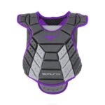 Mizuno protector de pecho samurai fastpitch softball 14'' mujer accesorios gris-púrpura 668F1808