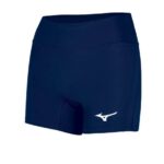 Mizuno Short de voleibol con entrepierna elevada de 4" mujer vestir azul marino (5151) 668F2226