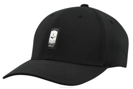 Mizuno sombrero de golf ajustable de mármol fresco unisexo accesorios negro (9090) 668F515