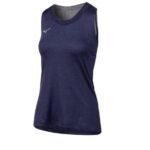 Mizuno tanque alfa mujer vestir azul marino (5151) 668F2097