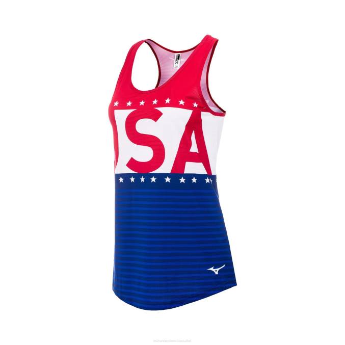 mizuno_tanque_de_correr_imprimible_mujer_vestir_patriota_azul_sm64_668f240.jpg Mizuno tanque de correr imprimible mujer vestir patriota azul (sm64) 668F240 - Image 1