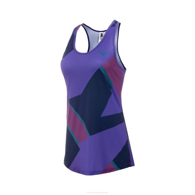 Mizuno tanque de correr imprimible mujer vestir verónica (sm68) 668F238 - Image 1