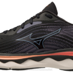 Mizuno zapatilla para correr wave sky 6 mujer zapatos negro-mercurio (90qs) 668F82